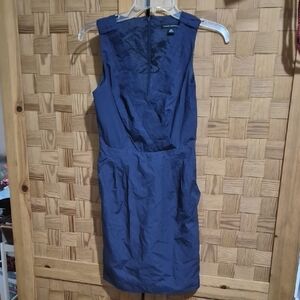 Banana Republic Navy Backless Dress
